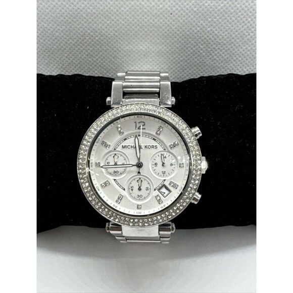 Michael Kors MK5353 Women Silver Stainless Steel Analog Dial Wrist Watch JNA379 main image 7